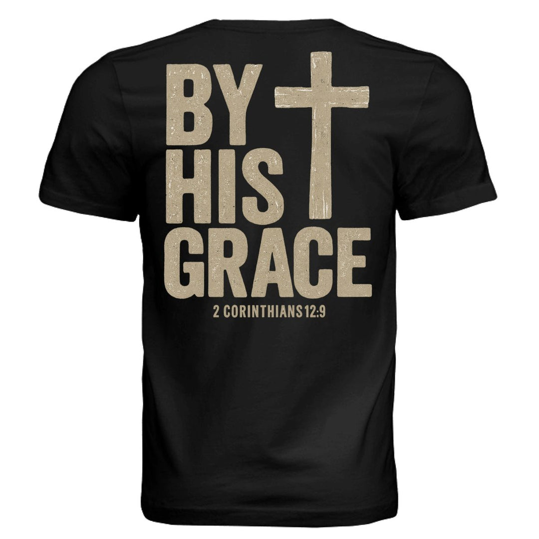 By His Grace Unisex Tee - Black - Stone & Sling