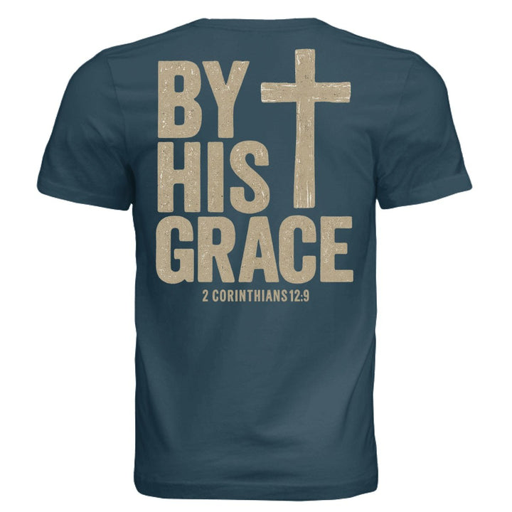 By His Grace Unisex Tee - Atlantic - Stone & Sling