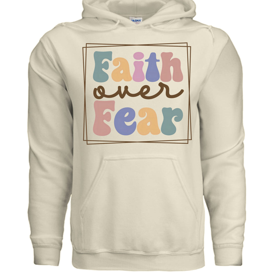 Faith Over Fear Hoodie - Off White - Stone & Sling