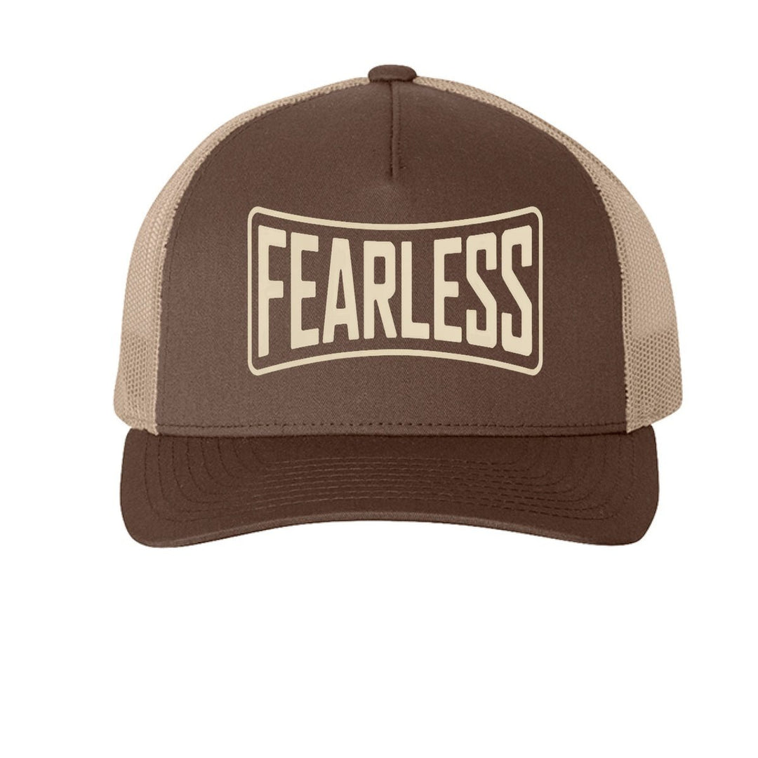 Fearless Trucker Cap - Brown Khaki ONE SIZE - Stone & Sling