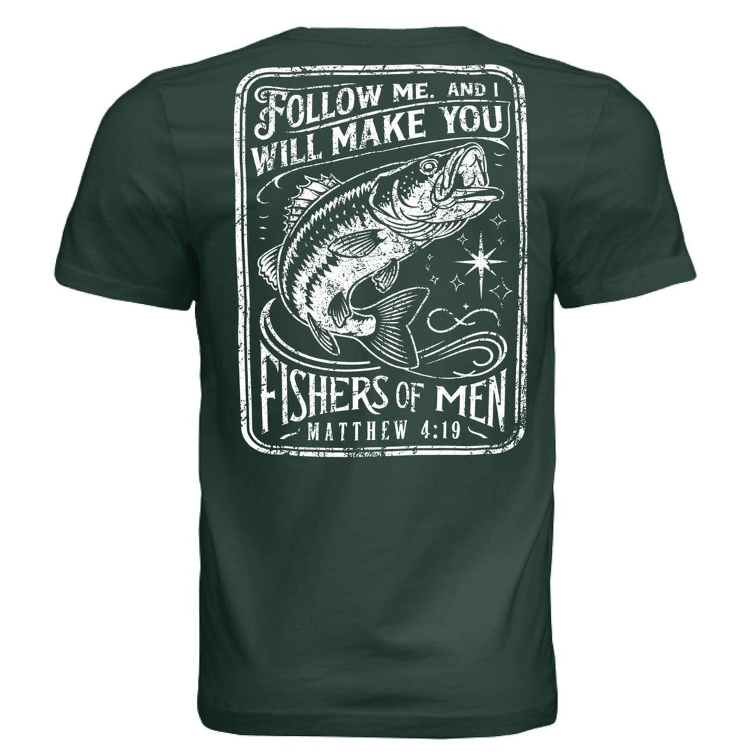 Fishers of Men Unisex Tee - Hunter Green - Stone & Sling