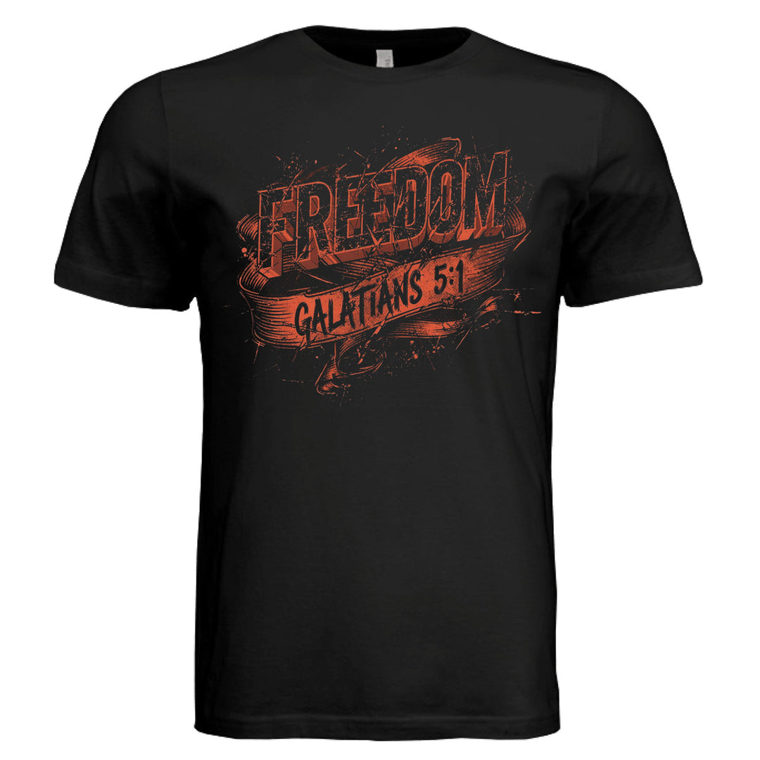 Freedom Unisex Tee - Black - Stone & Sling