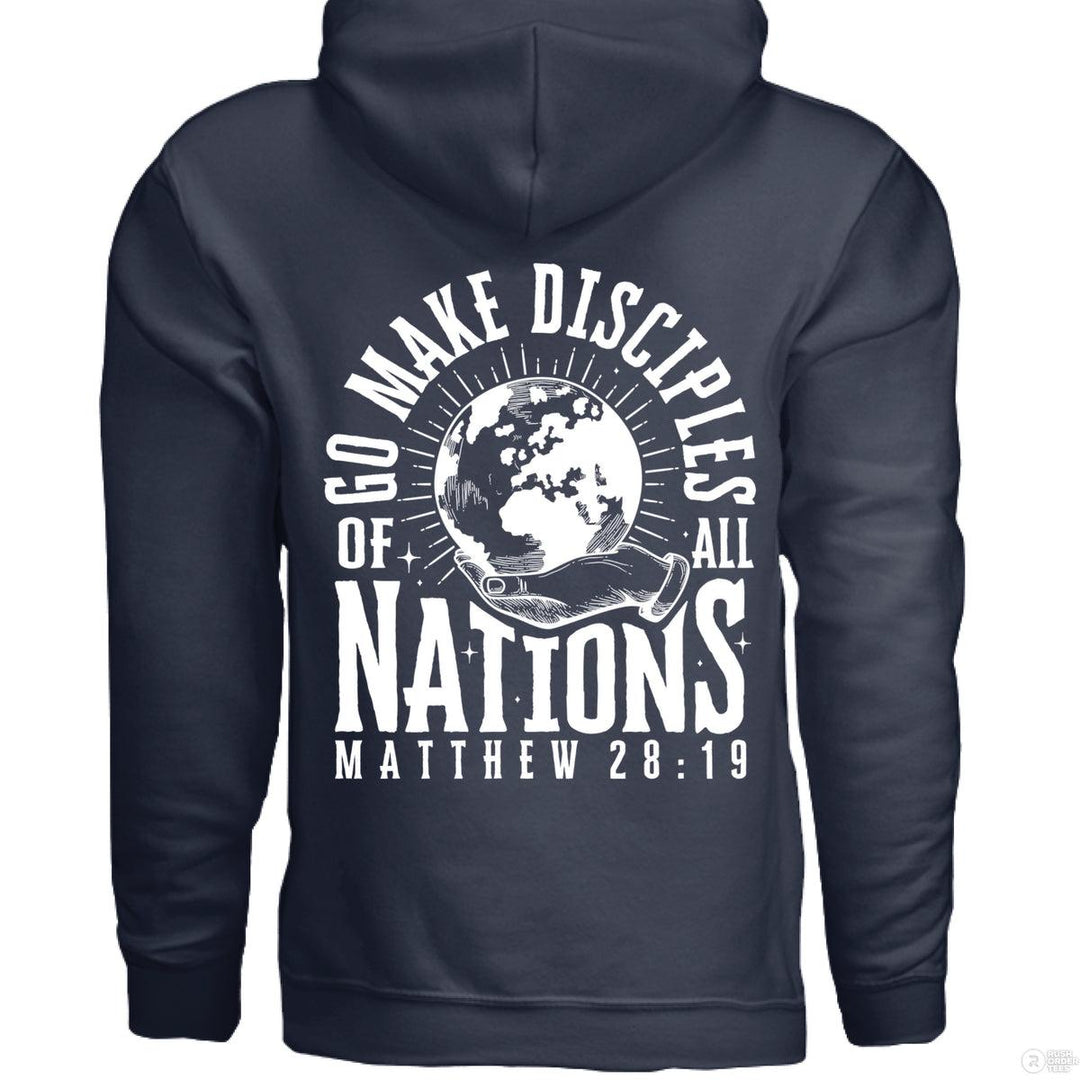 Go Make Disciples Hoodie - Navy - Stone & Sling