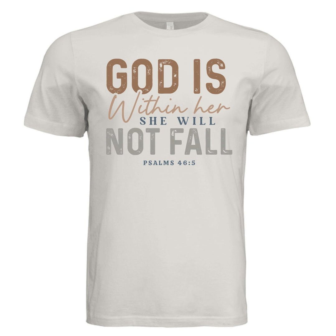 God Is Within Her Unisex Tee - Vintage White - Stone & Sling