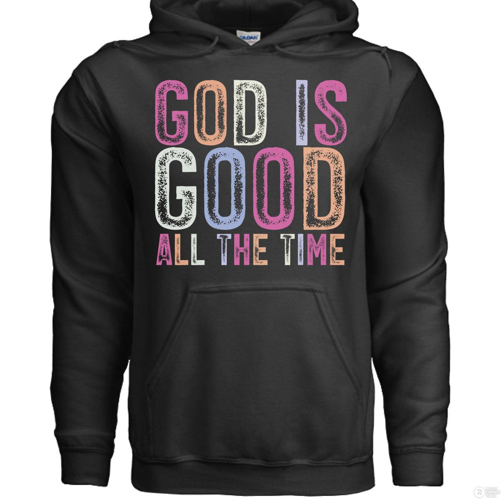 God is Good All The Time Hoodie - Black - Stone & Sling