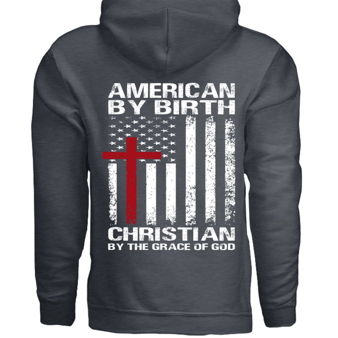 Grace Of God Hoodie - Dark Heather - Stone & Sling