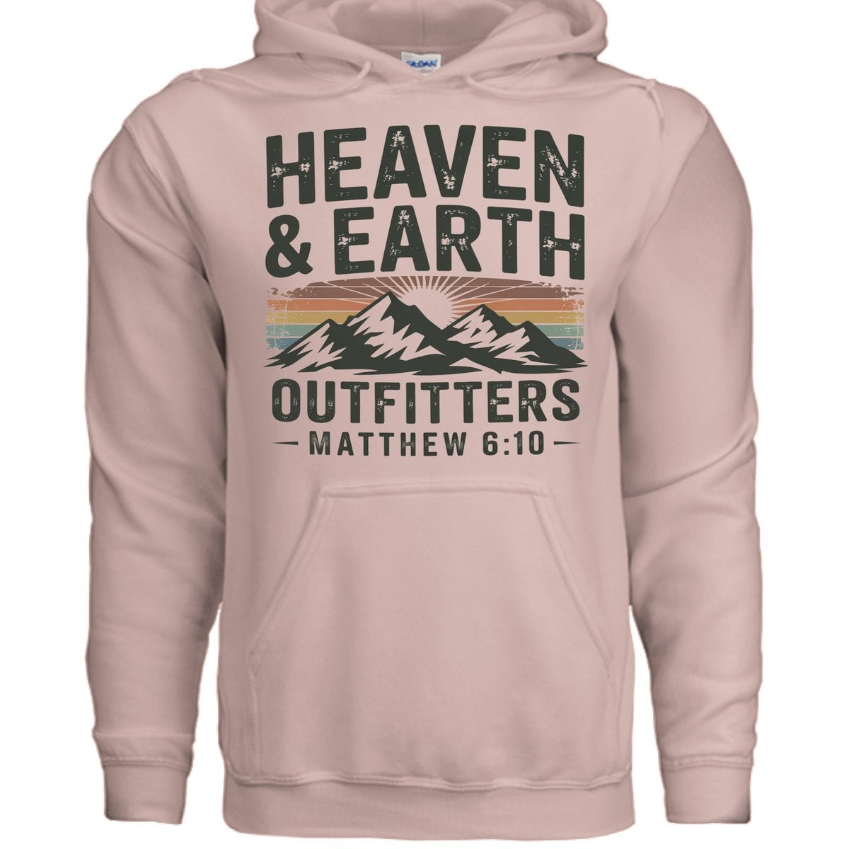 パーカーHEAVEN and Earth Heaven & Earth Hoodie | Matthew 6:10 Scripture | Stone & Sling