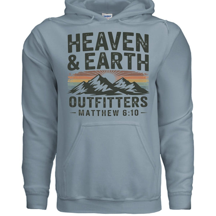 Heaven And Earth Hoodie - Stone Blue - Stone & Sling