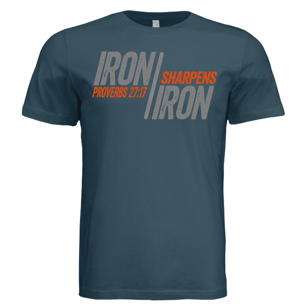 Iron Sharpens Iron Unisex Tee - Atlantic - Stone & Sling
