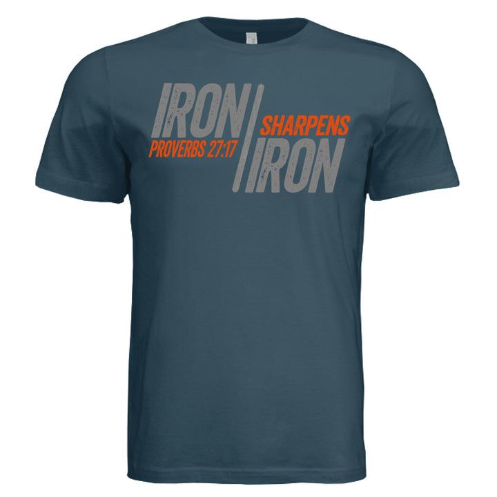 Iron Sharpens Iron Unisex Tee - Atlantic - Stone & Sling
