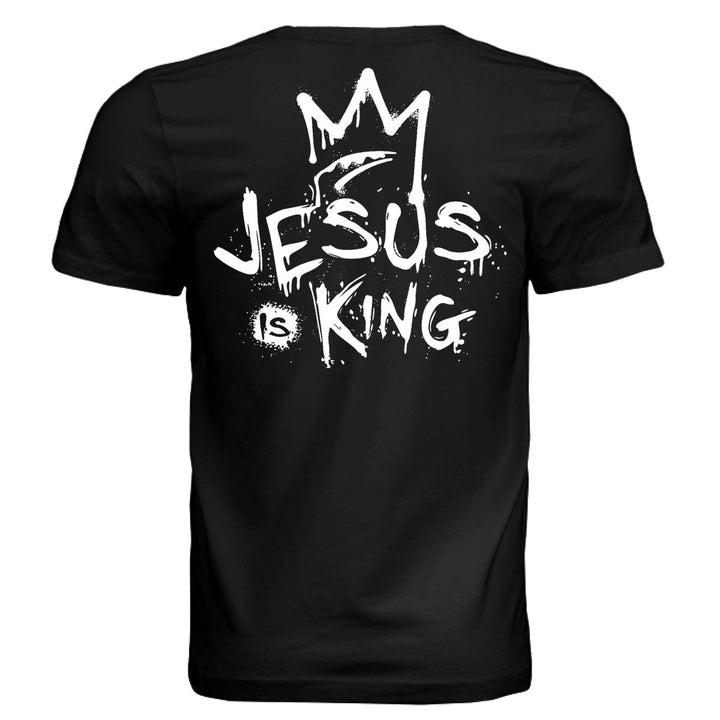 Jesus Is King Unisex Tee - Black - Stone & Sling