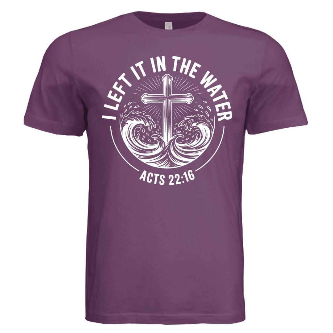 Left It In The Water Unisex Tee - Team Purple - Stone & Sling