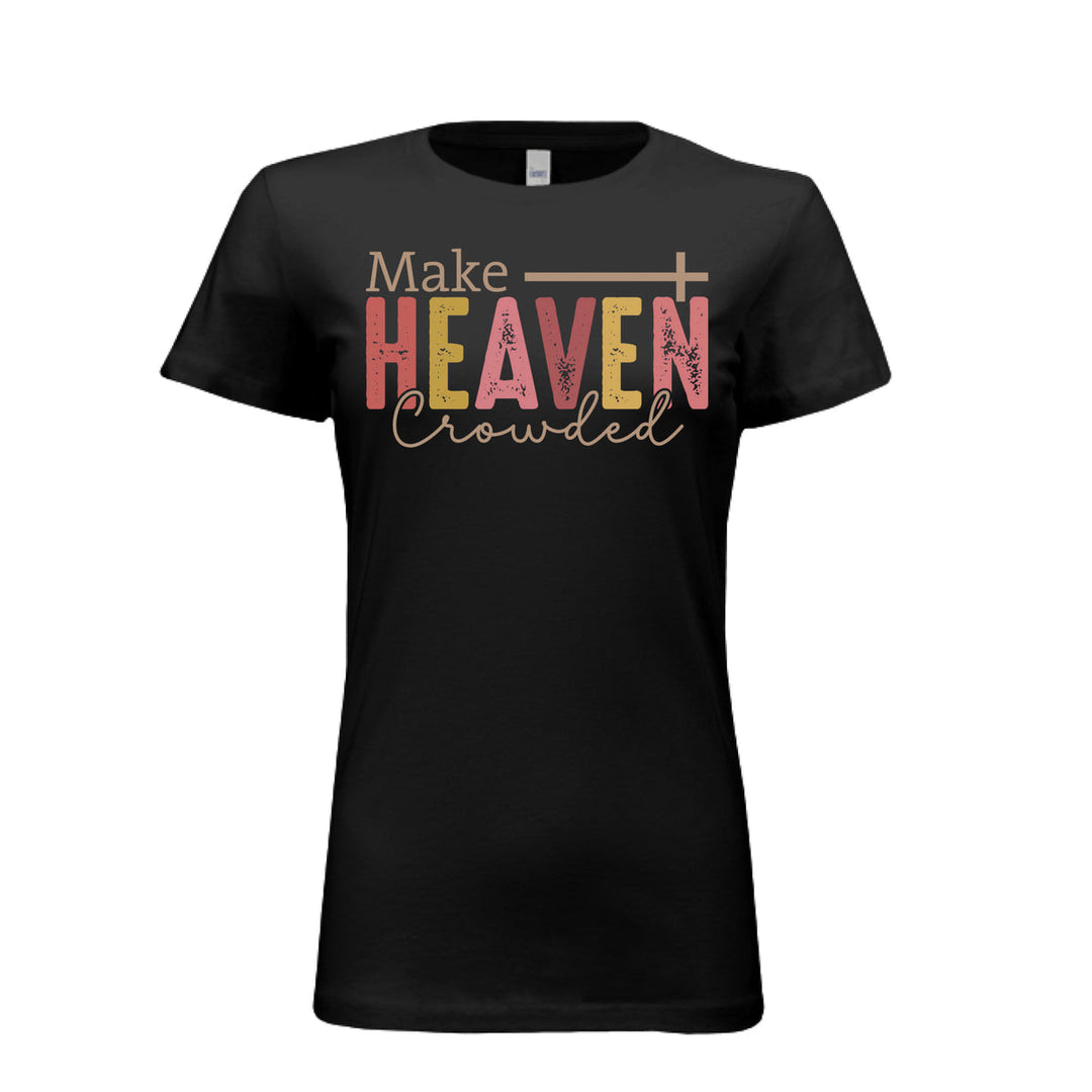 Make Heaven Crowded Fitted Tee - Black - Stone & Sling