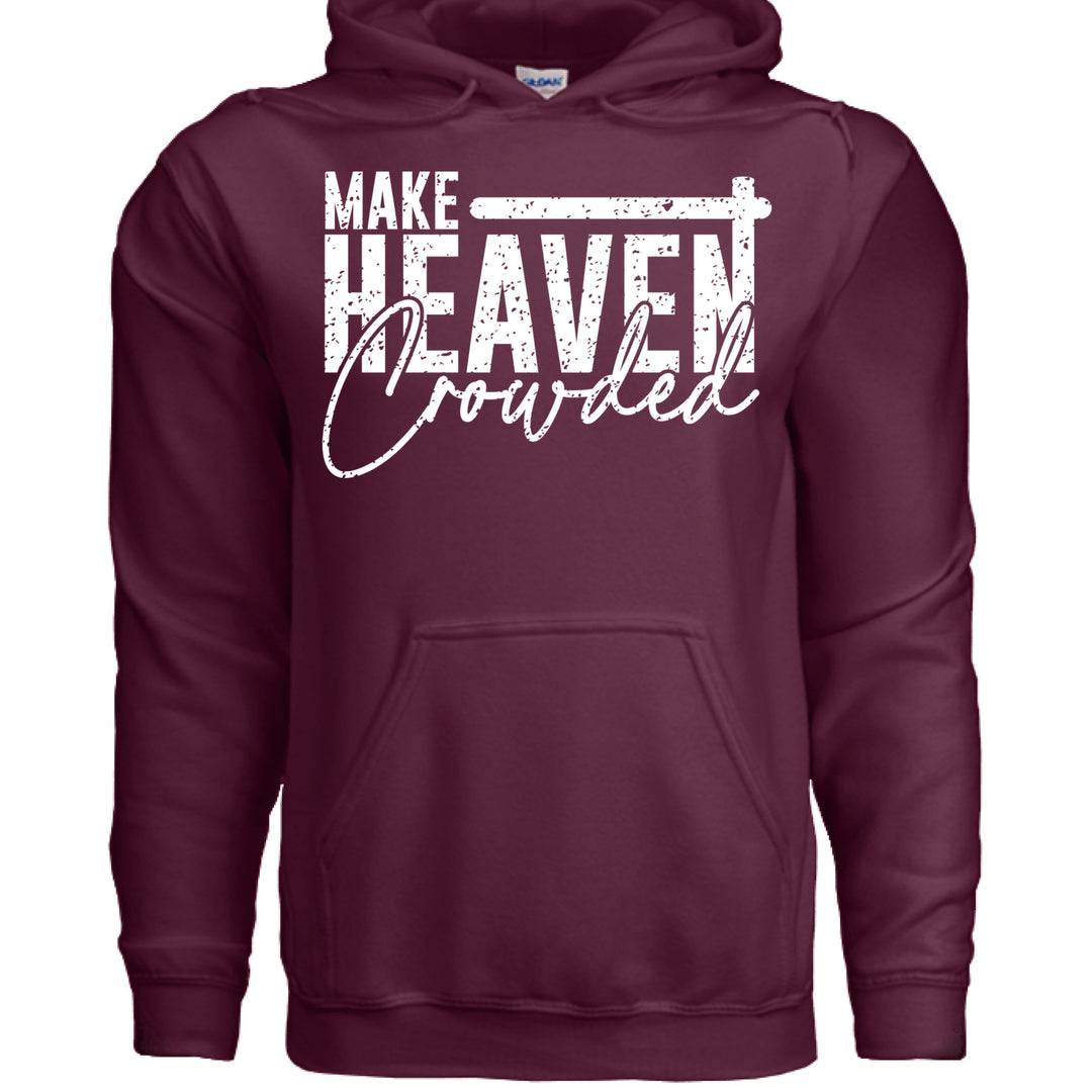 Make Heaven Crowded Hoodie - Maroon - Stone & Sling