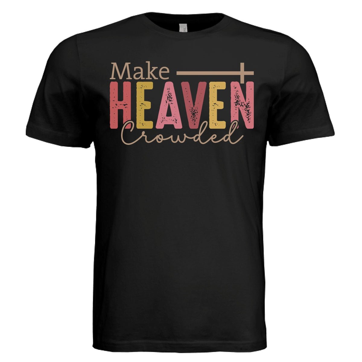 Make Heaven Crowded Unisex Tee - Black - Stone & Sling