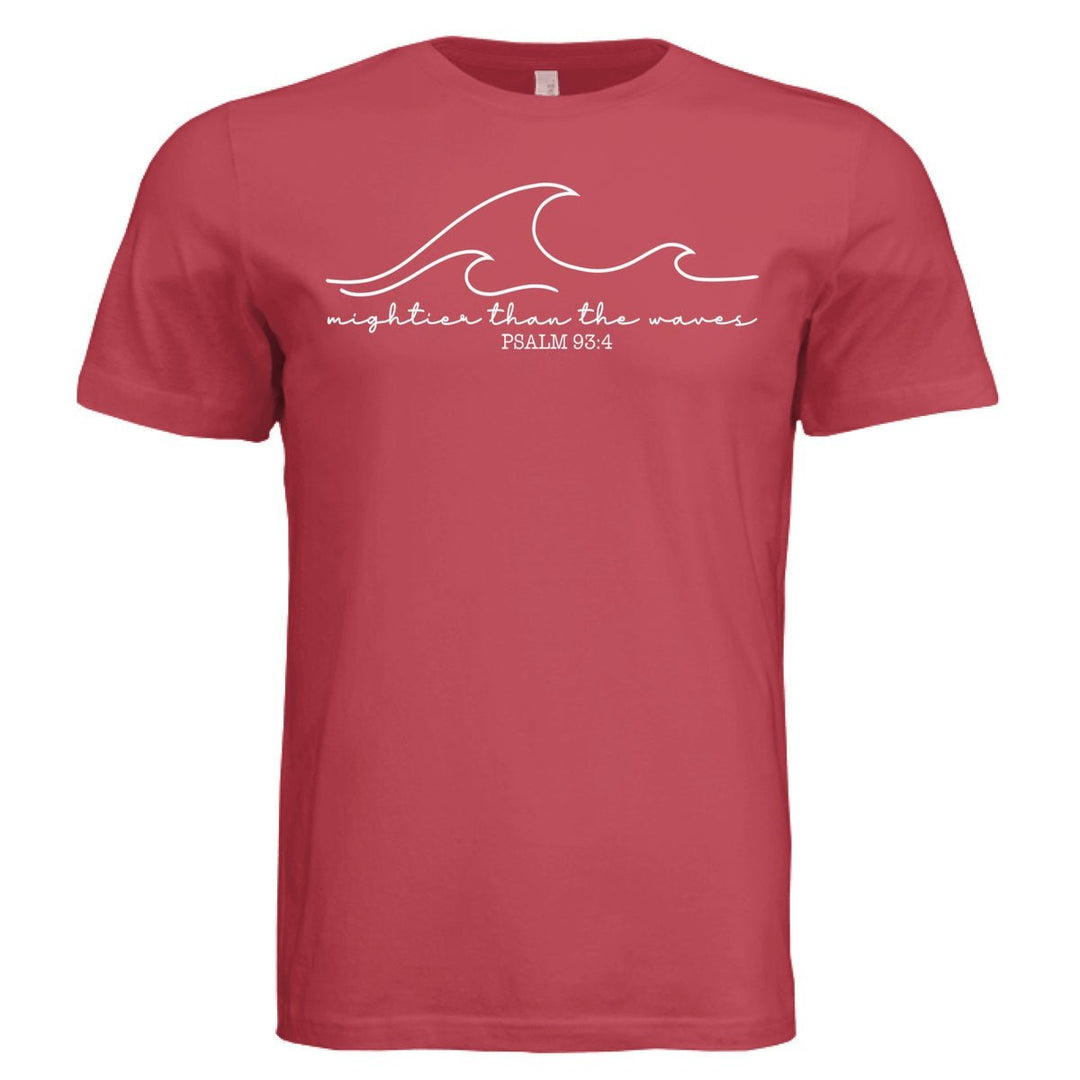 Mightier Than The Waves Unisex Tee - Cardinal - Stone & Sling