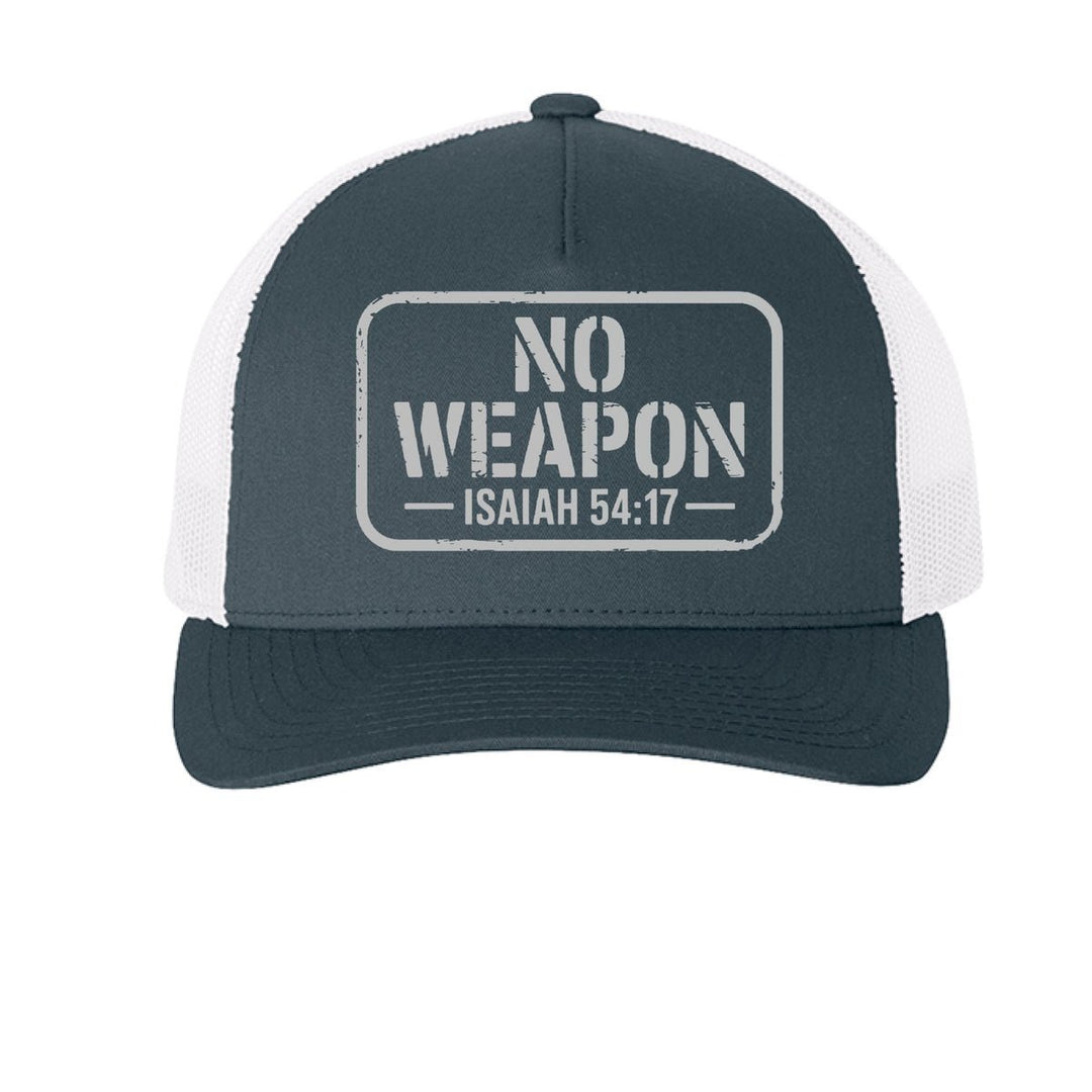 No Weapon Trucker Cap - Navy White ONE SIZE - Stone & Sling