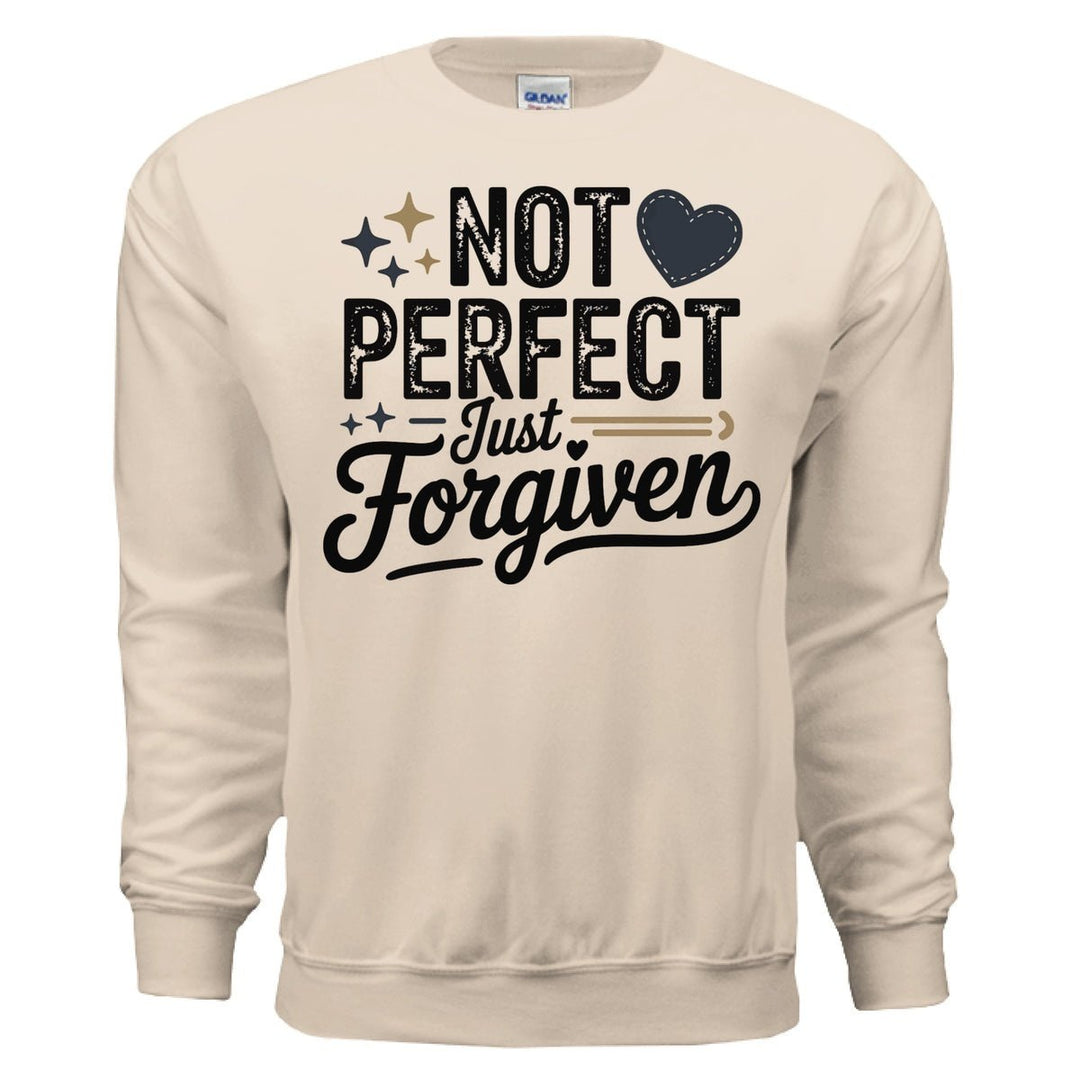 Not Perfect — But Forgiven Crewneck Sweatshirt - Sand - Stone & Sling