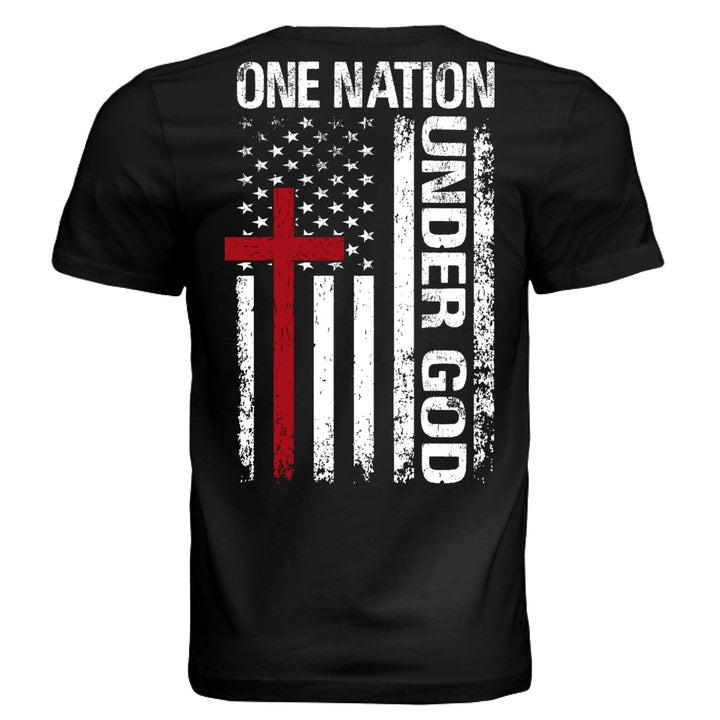 One Nation Under God Unisex Tee - Black - Stone & Sling