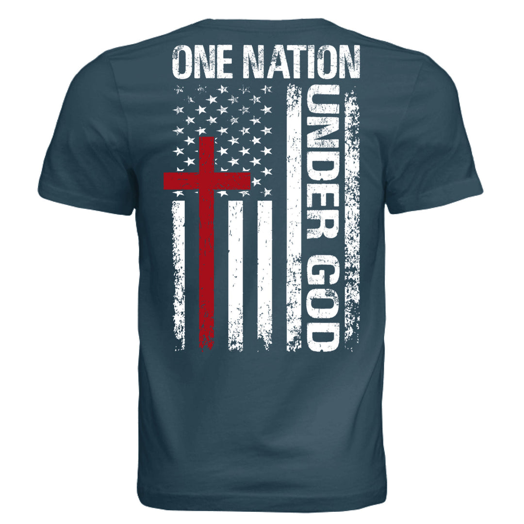 One Nation Under God Unisex Tee - Atlantic - Stone & Sling