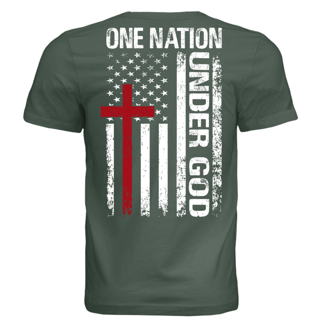 One Nation Under God Unisex Tee - Pine - Stone & Sling