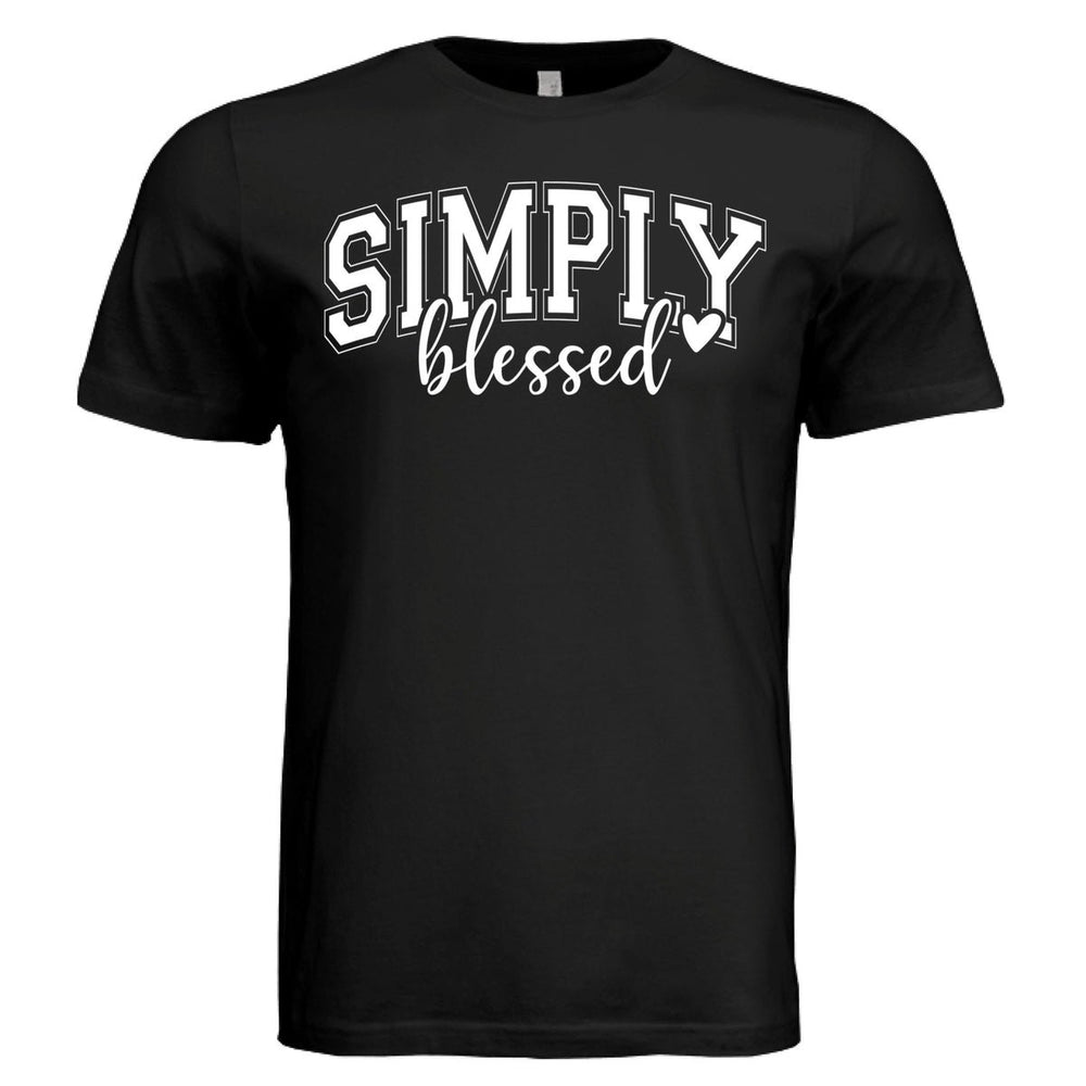 Simply Blessed Unisex Tee - Black - Stone & Sling