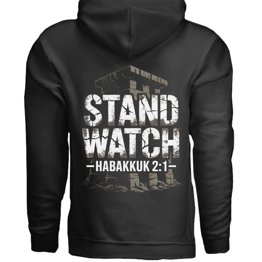 Stand Watch Hoodie - Black - Stone & Sling