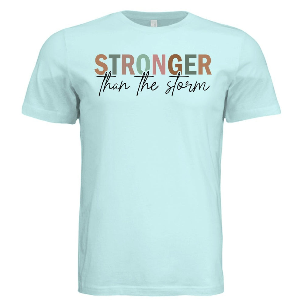 Stronger Than The Storm Unisex Tee - Mint - Stone & Sling