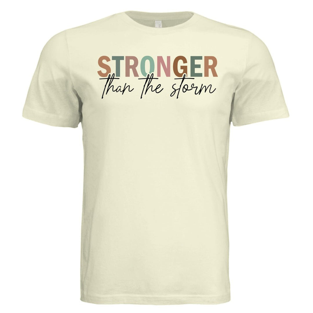 Stronger Than The Storm Unisex Tee - Natural - Stone & Sling