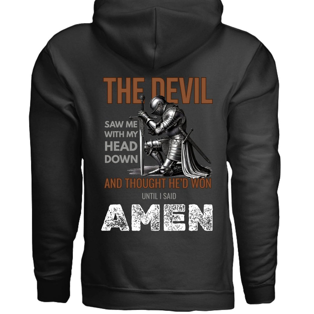 Until I Said Amen - Hoodie - Black - Stone & Sling