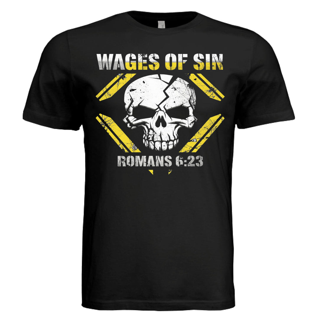 Wages of Sin Unisex Tee - Black - Stone & Sling