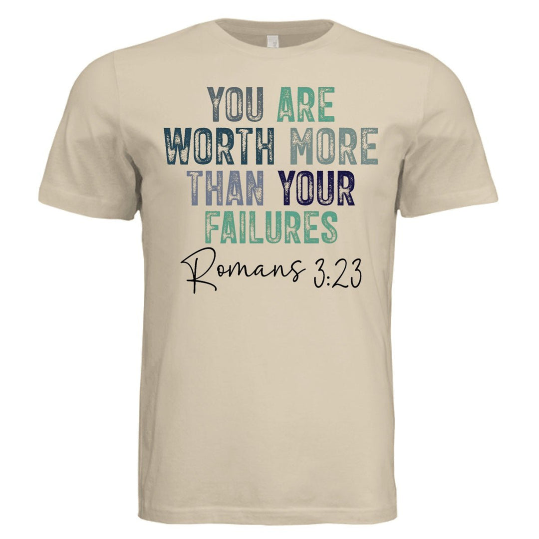 You Are Worth More Unisex Tee - Soft Cream - Stone & Sling