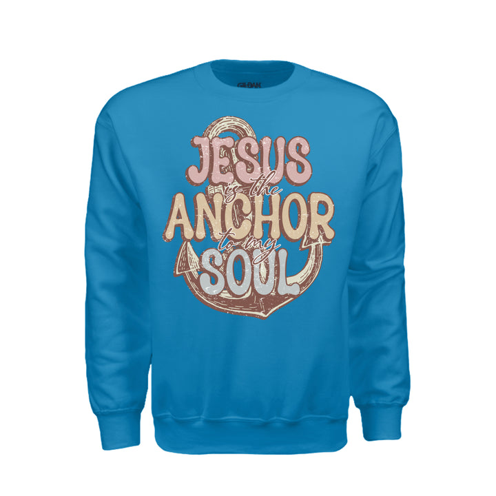 Anchor of My Soul Sweatshirt - Sapphire - Stone &amp; Sling