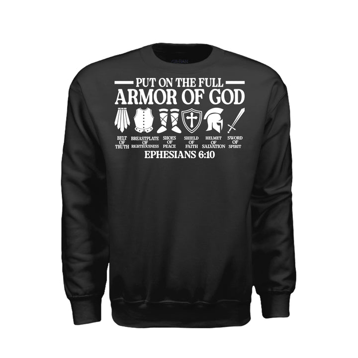 Armor of God Sweatshirt - Black - Stone &amp; Sling