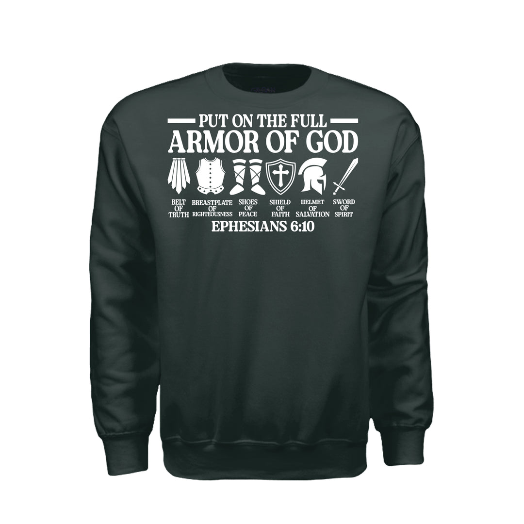 Armor of God Sweatshirt - Forest Green - Stone &amp; Sling