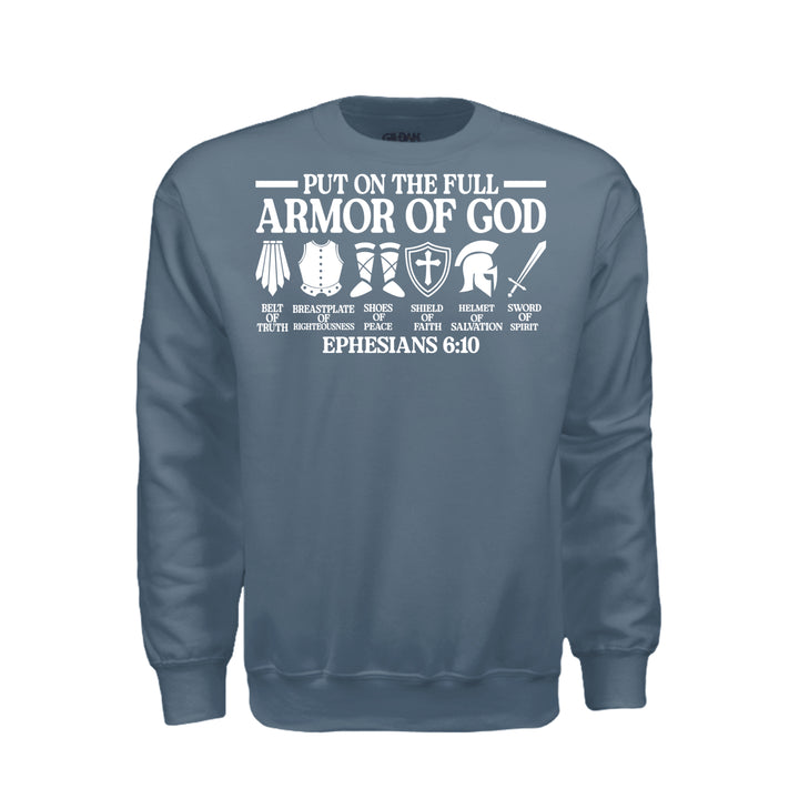 Armor of God Sweatshirt - Indigo Blue - Stone &amp; Sling