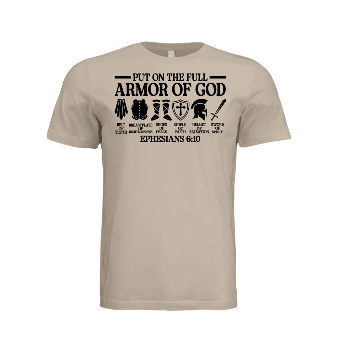 Armor of God Unisex Tee - Tan - Stone &amp; Sling