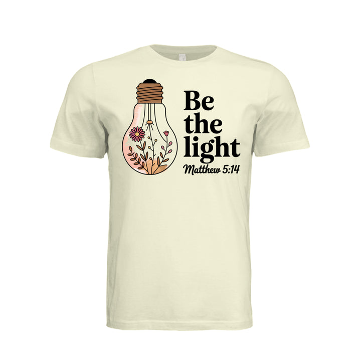 Be the Light Unisex Tee - Natural - Stone &amp; Sling