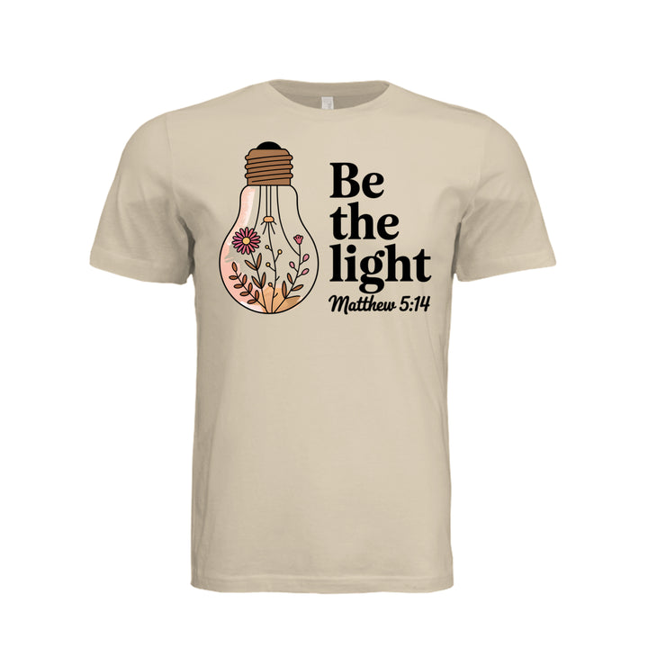 Be the Light Unisex Tee - Soft Cream - Stone &amp; Sling