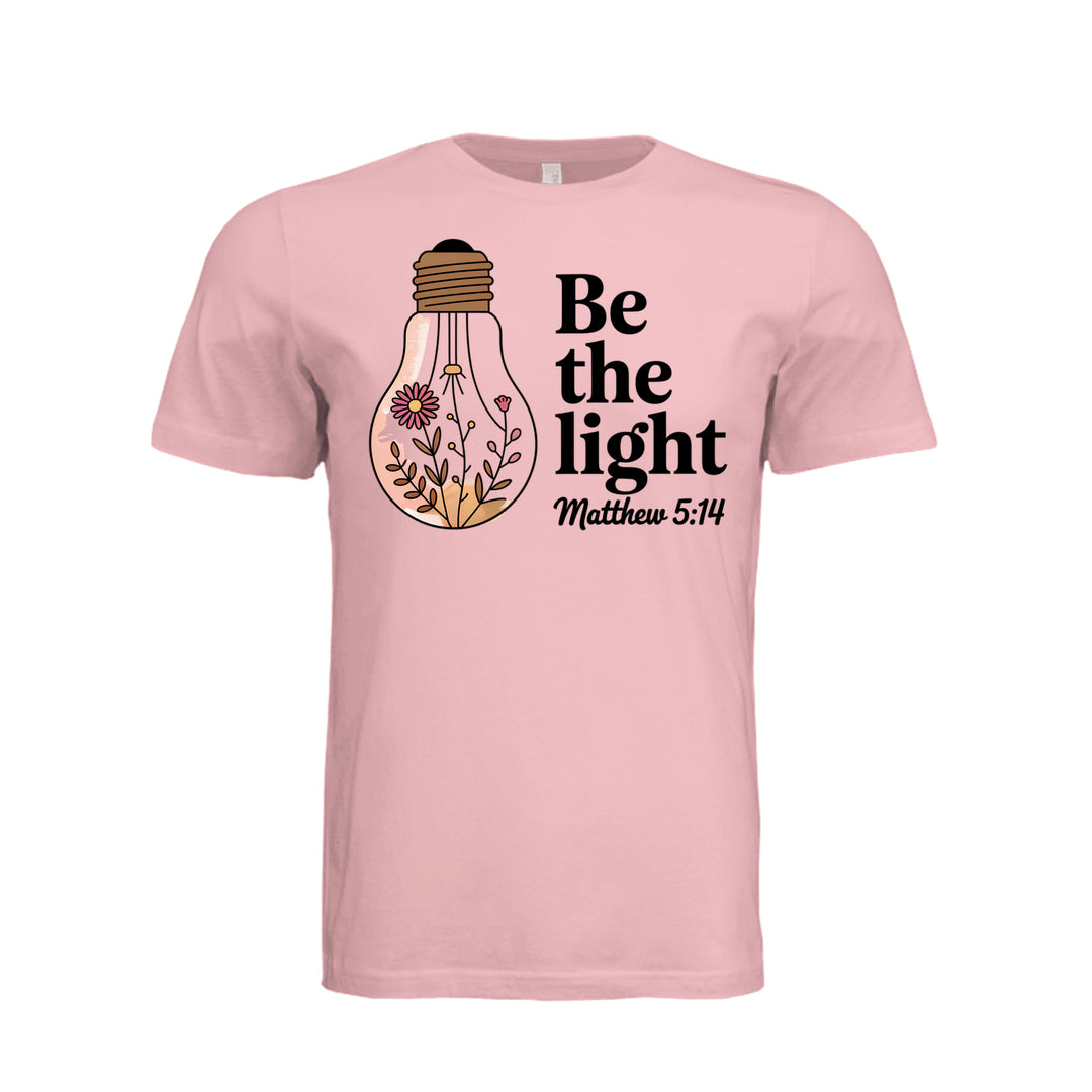 Be the Light Unisex Tee - Soft Pink - Stone &amp; Sling