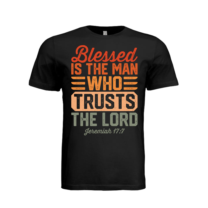 Blessed Is the Man Unisex Tee - Black - Stone &amp; Sling