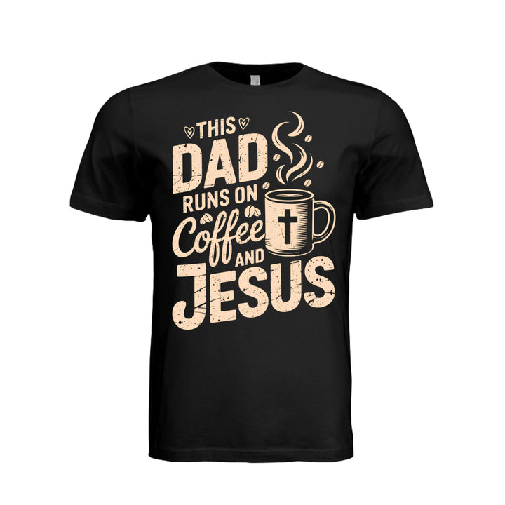 Coffee and Jesus Unisex Tee - Black - Stone &amp; Sling