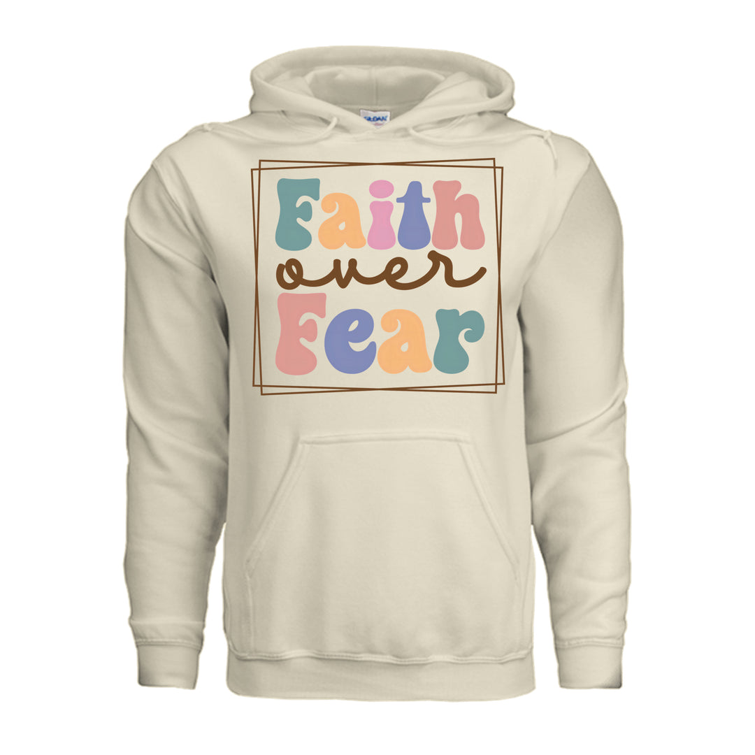 Faith Over Fear Hoodie - Off White - Stone & Sling