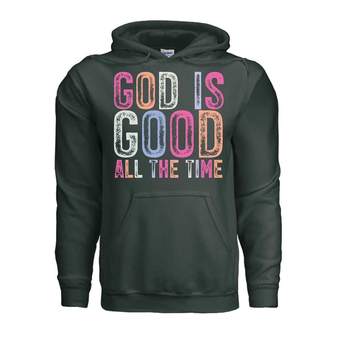 God Is Good Hoodie - Forest Green - Stone &amp; Sling