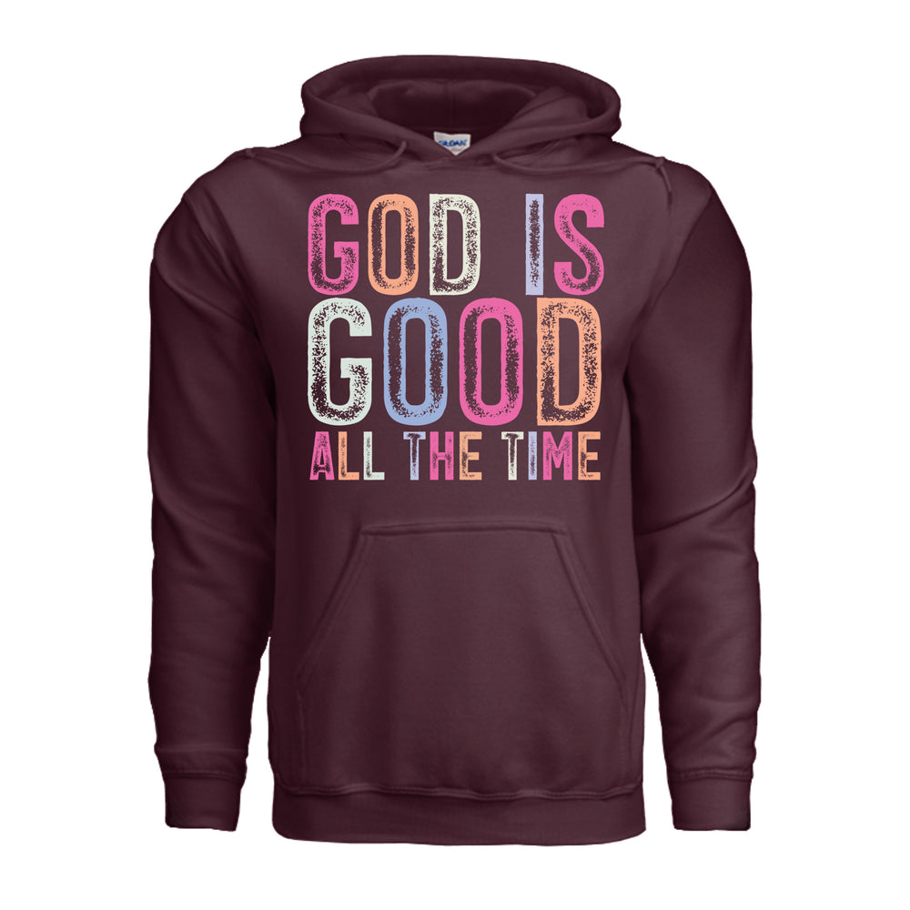 God Is Good Hoodie - Maroon - Stone & Sling
