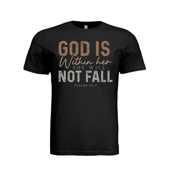 God Is Within Her Unisex Tee - Black - Stone &amp; Sling