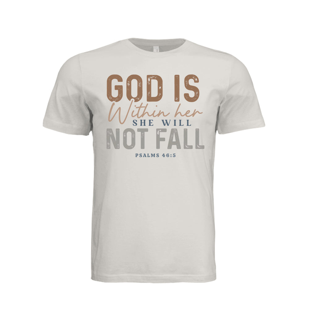 God Is Within Her Unisex Tee - Vintage White - Stone & Sling