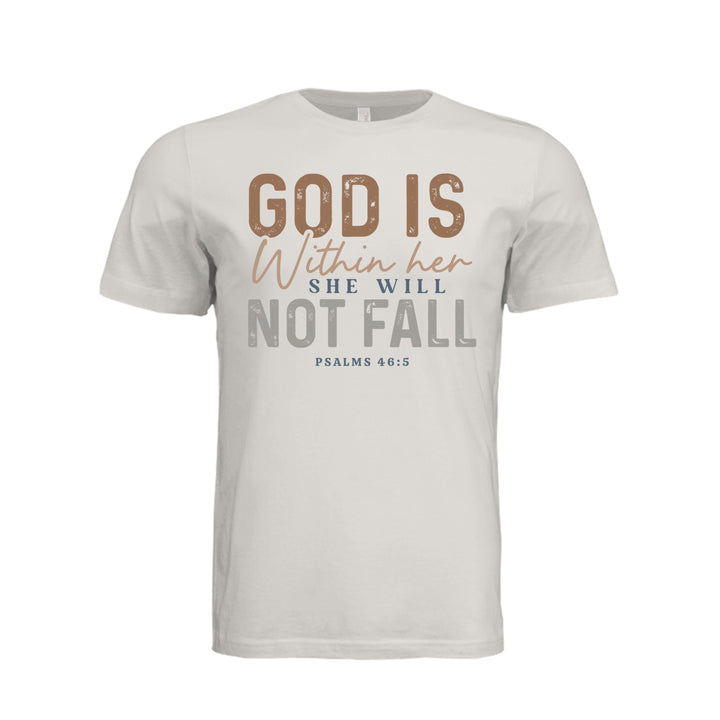 God Is Within Her Unisex Tee - Vintage White - Stone &amp; Sling