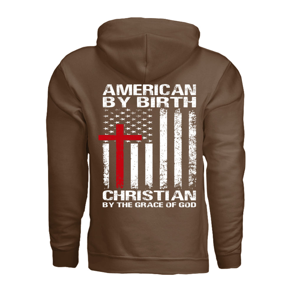 Grace of God Hoodie - Cocoa - Back - Stone & Sling