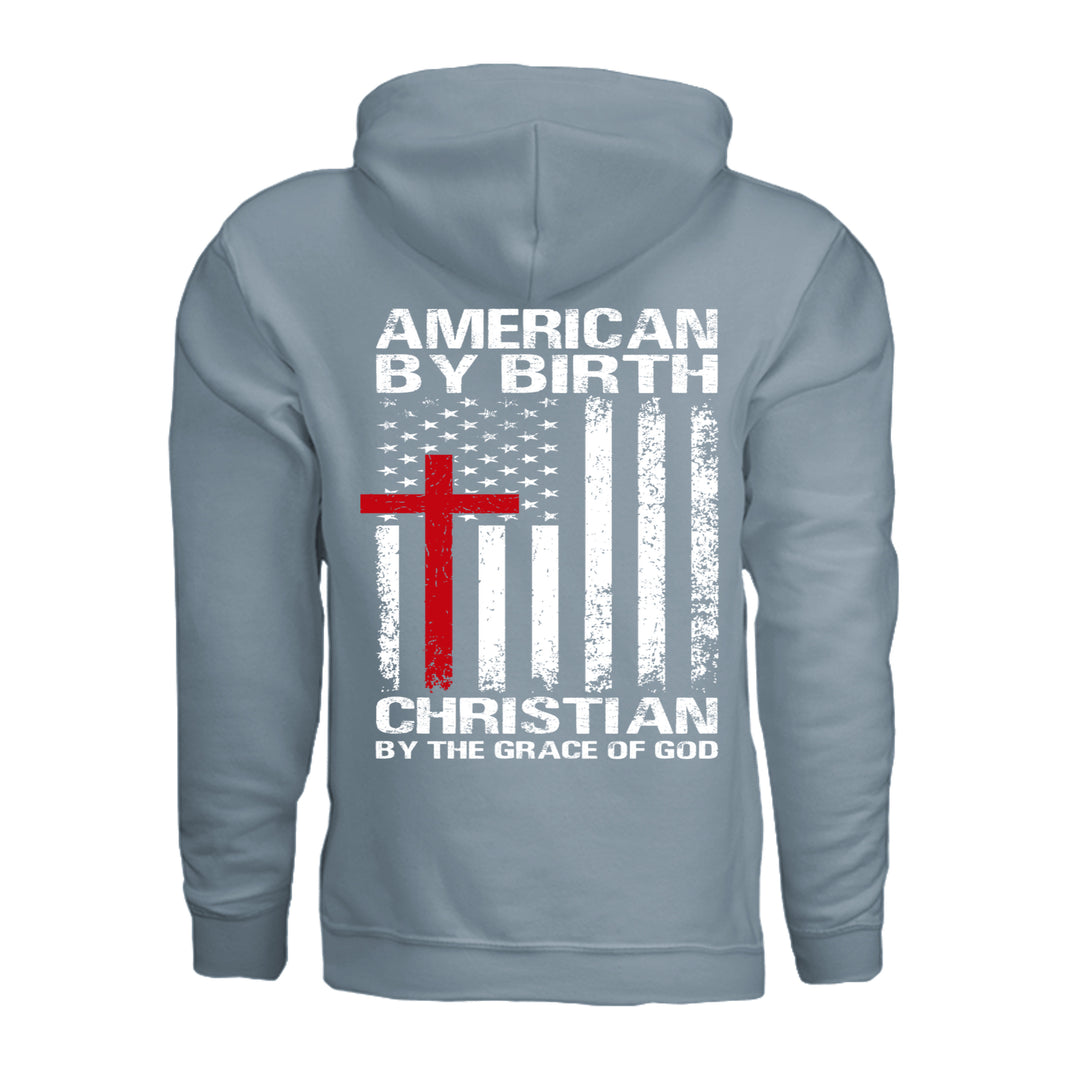 Grace of God Hoodie - Stone Blue - Back - Stone &amp; Sling